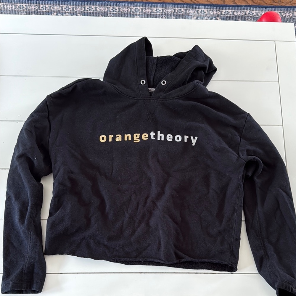 Orangetheory Black and Orange Hoodie